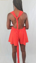 Load image into Gallery viewer, Two, 76&quot; long lengths of fabric sprout from an elastic waistband and wrap into a multitude of bodice styles including halter, one-shoulder, cross-front, strapless, and more.