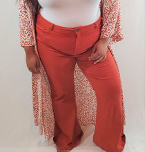 Load image into Gallery viewer, Orange Wide Leg Pants