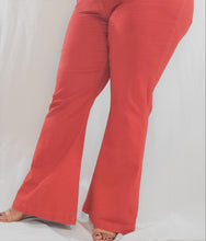 Load image into Gallery viewer, Orange Wide Leg Pants